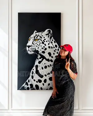 Luxury Hand-Painted Acrylic Artwork 30x60 Inches