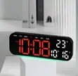 LED Digital Clock with Day, Date, Month & Temperature Display - 2