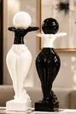 Abstract Woman Sculpture - Luxury Ceramic Figurine Home Decor - 2