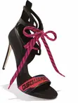 DSQUARED2 High-Heeled Sandals - Black/Orange - 1