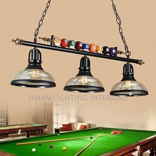 Premium 3-Light Pool Table Pendant Chandelier - 1