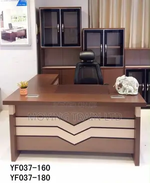 Boss Office Products Executive Table with Extension