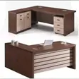 Boss Office Products Executive Table with Extension - 2