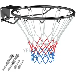 Supermax Pro Black & Mixed Net Basketball Hoop