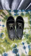 Dr. Martens Original Black Leather Lace-Up Shoes - 3