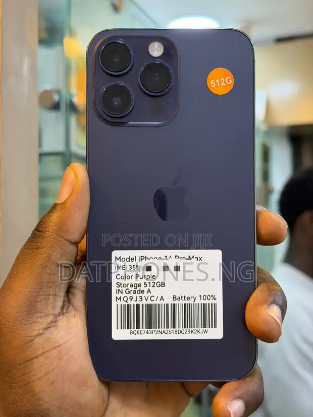 Apple iPhone 14 Pro Max 512GB Purple (Amfani da aka yi a UK) - 1