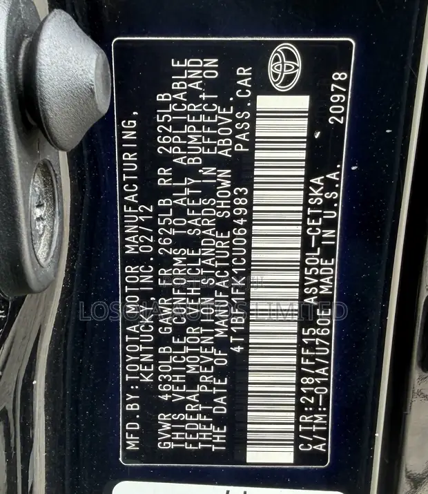 2013 Toyota Camry SE Sedan - Foreign Used - 1