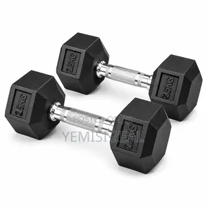 Nashua 2.5kg Hex Dumbbell Pair Set (5kg Total)