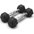 Nashua 2.5kg Hex Dumbbell Pair Set (5kg Gaba Daya) - 2