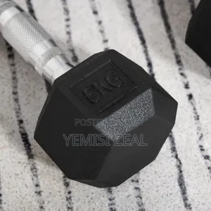 Supermax Pro 5kg Hexagonal Dumbbell Pair Set