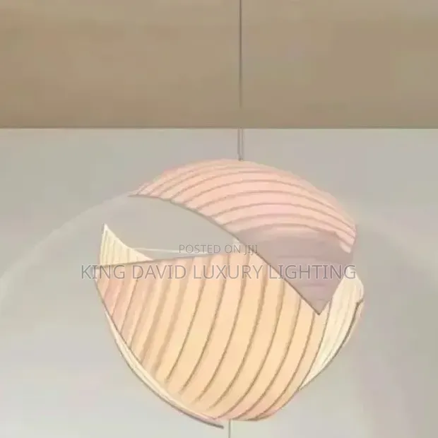 Minimalist Wabi-Sabi Fabric Pendant Light - 1