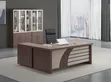 1.6m Executive Line Table with Extension and Mobile Drawer - 1