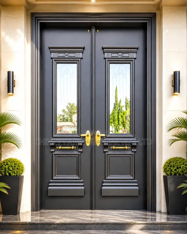 Executive Royal Israeli-Turkish Ultra-Heavy Armored Security Door 8x5ft - 1