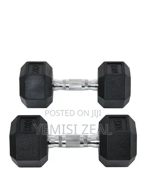 10KG Hexagon Dumbbell Pair Set