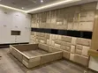 Home Interiors Wall-to-Wall Bedframe with Bedside Cabinet (6x6) - 1