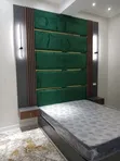 Home Interiors Wall-to-Wall Bedframe with Bedside Cabinet (6x6) - 3