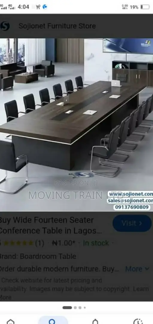 Boss Office Products Conference Table - 1