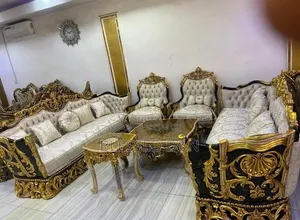High Quality Imported Egypt Luxury Royal Chair Set