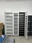 AD HUMBLE INTERIOR 3-Door Wooden Wardrobe/Shoe Rack - 1