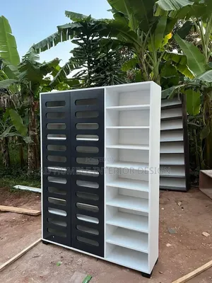 AD HUMBLE INTERIOR 3-Door Wooden Wardrobe/Shoe Rack