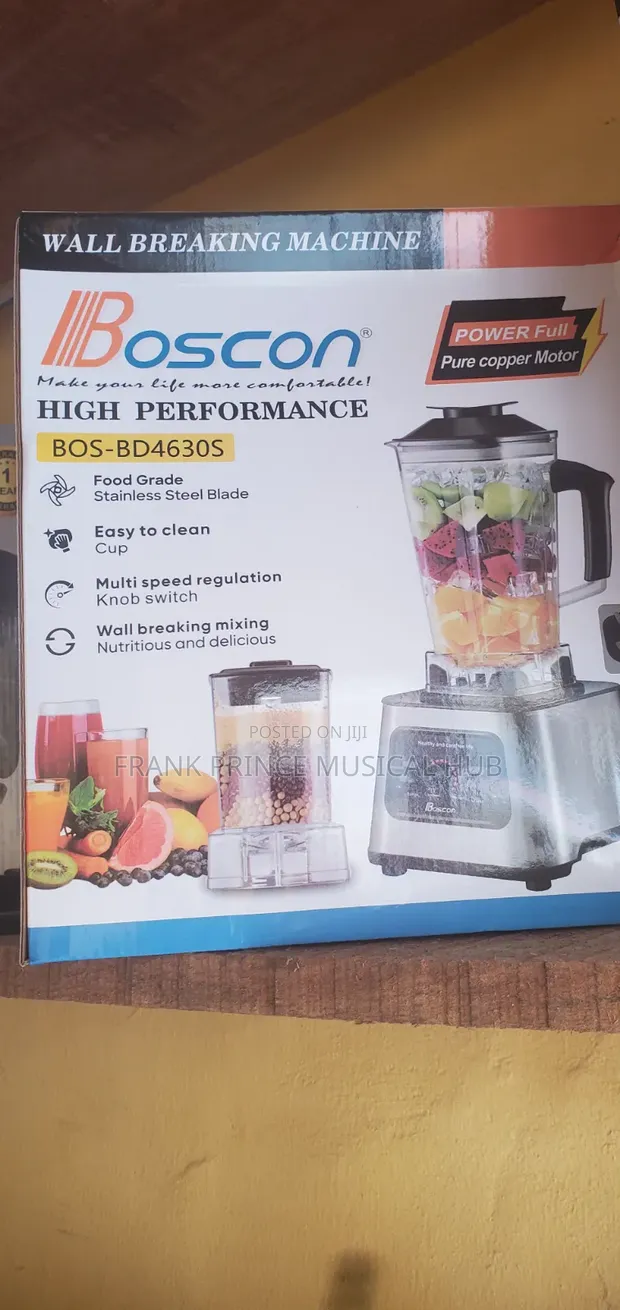Boscon Commercial Wall Breaking Blender/Food Processor (BOS-BD4630S) - 1