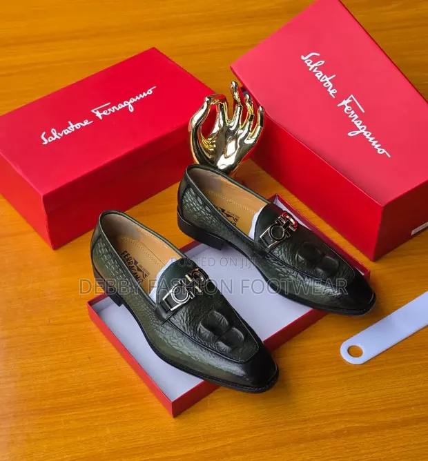 Salvatore Ferragamo Leather Loafers - Brand New - 1