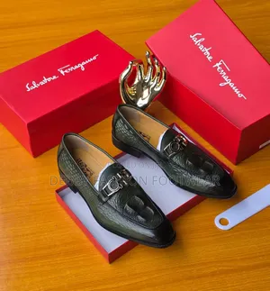 Salvatore Ferragamo Leather Loafers - Brand New