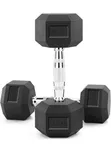 Bodyfit 12.5kg Hex Dumbbell Pair Set (25kg Gaba Daya) - 1