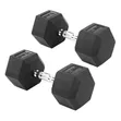 Bodyfit 12.5kg Hex Dumbbell Pair Set (25kg Gaba Daya) - 3
