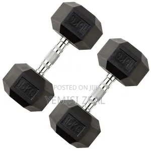 Supermax Pro 15kg Hex Dumbbell Set (Biya)