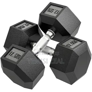 17.5KG Hexagon Dumbbell Set (Pair)