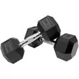 17.5KG Hexagon Dumbbell Set (Pair) - 3