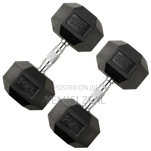 20KG Hexagon Dumbbell Pair Set (40KG Total) - 1
