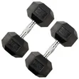 20KG Hexagon Dumbbell Pair Set (40KG Total) - 1