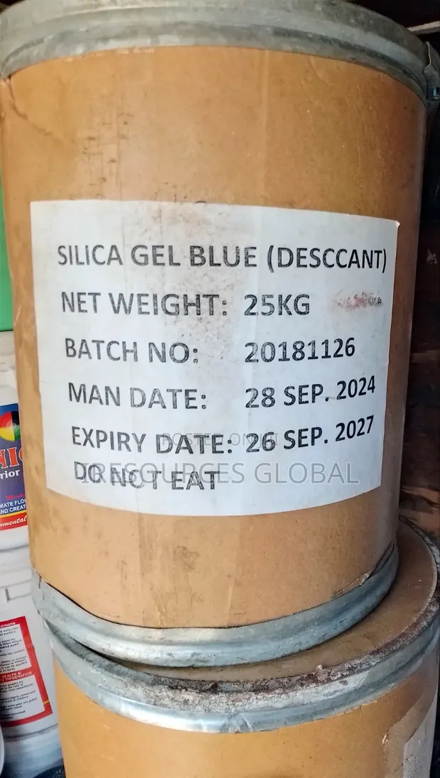 Blue Silica Gel 97%-99% (25kg Drum) - 1