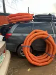 Bright Orange Flexible Corrugated Plastic Conduit - 1