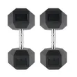 Supermax Pro 27.5KG Hex Dumbbell Pair Set - 1
