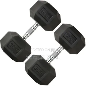 Supermax Pro 30KG Hex Dumbbell Pair Set