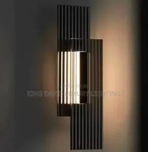 Modern Art Deco Ribbed LED Wall Sconce