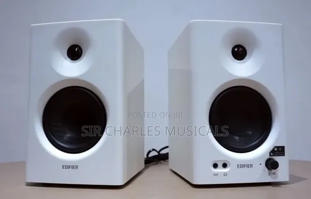 Edifier MR4 Professional Studio Monitor Speakers (White) - 1