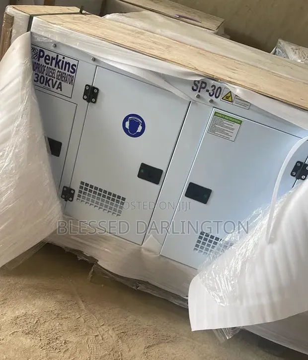 30kVA Perkins Soundproof Diesel Generator - 1