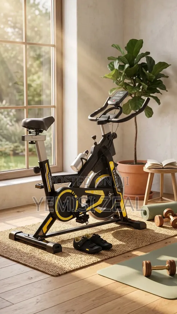 American Fitness Exercise Workout Spinning Bike (120KG Max User Weight) - 1