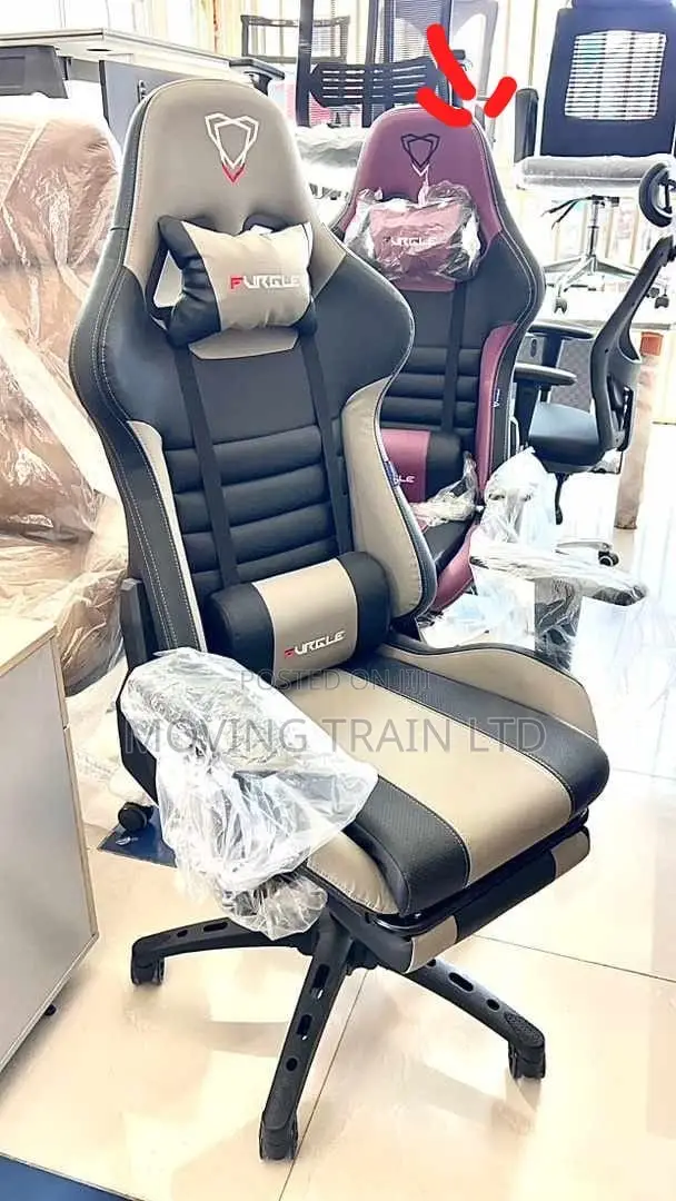 Boss Office Products Gaming Chair with Footrest - 1