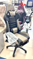 Boss Office Products Gaming Chair with Footrest - 1