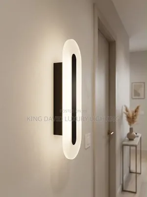 Modern Minimalist Linear CCT LED Oval Wall Light