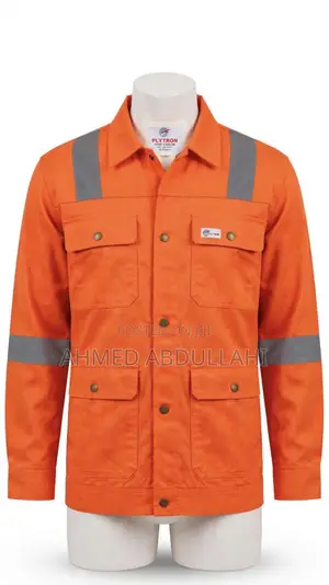 Orange Safety Coveralls (Jacket & Pants)
