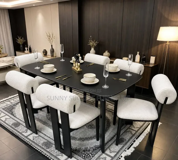 Home Interiors Dining Table and 6 Chairs - 1