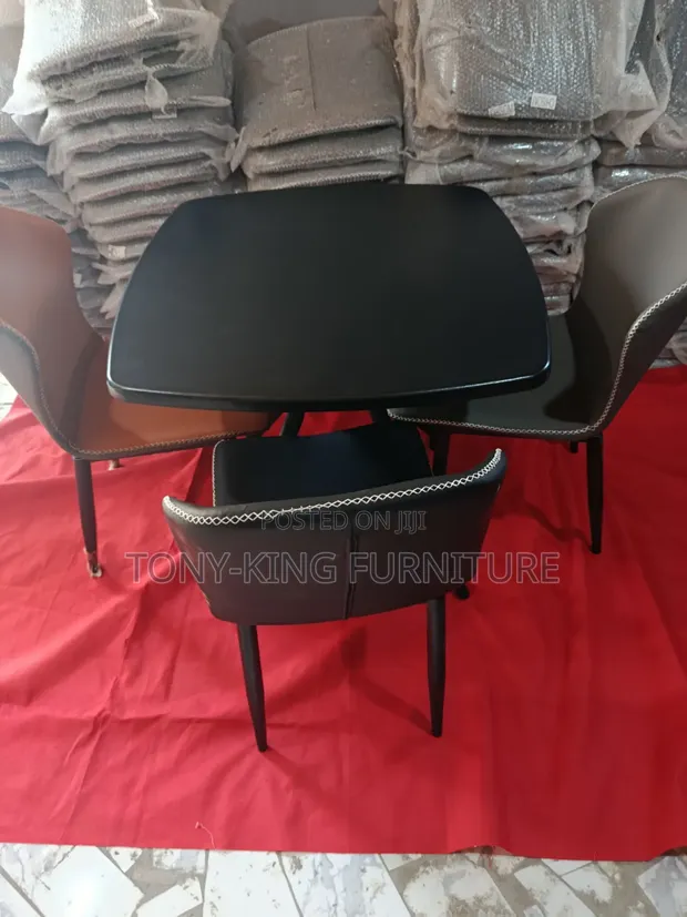 Modern Imported Dining Table Set with 4 Chairs - 1