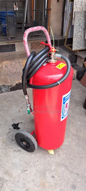 50kg DCP Fire Extinguisher on Wheel