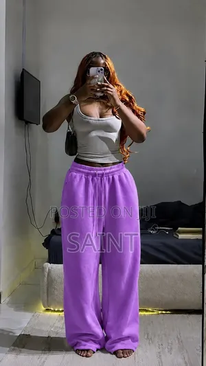 Heavy Palazzo Joggers - 100% Cotton